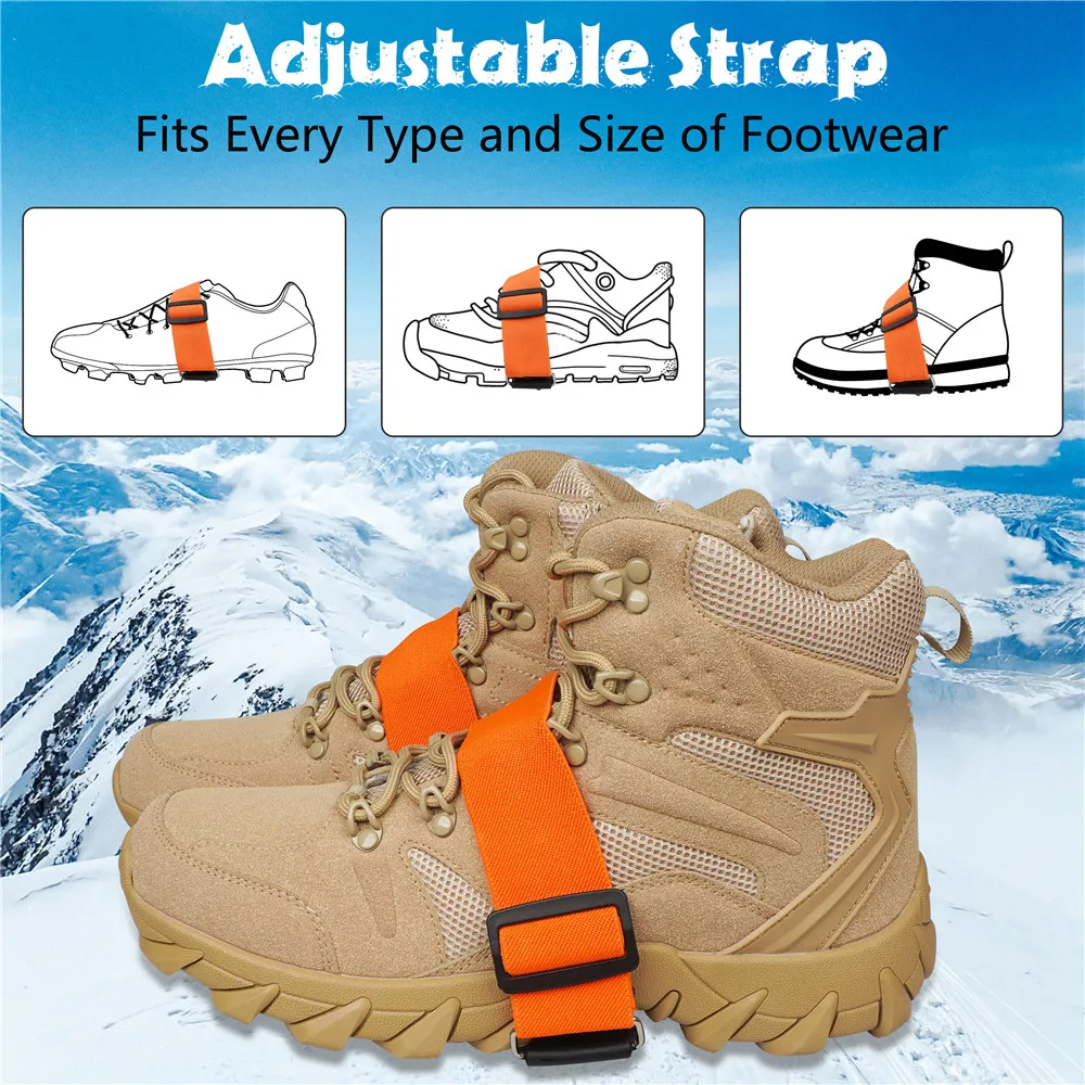 Crampones de tungsteno antideslizantes para pesca en hielo - imagen 4