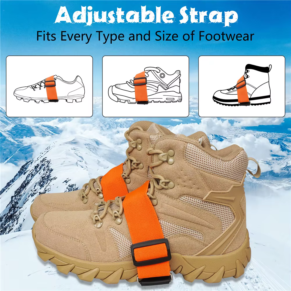 Crampones de tungsteno antideslizantes para pesca en hielo - imagen 4