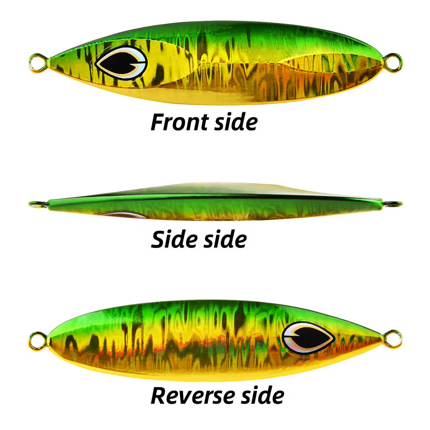 Señuelo Slow Jig Metal con Assist Hook para Atún y Lubina - imagen 2