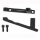 Adaptador freno de disco PM/IS negro para rotor ultraligero - imagen 4
