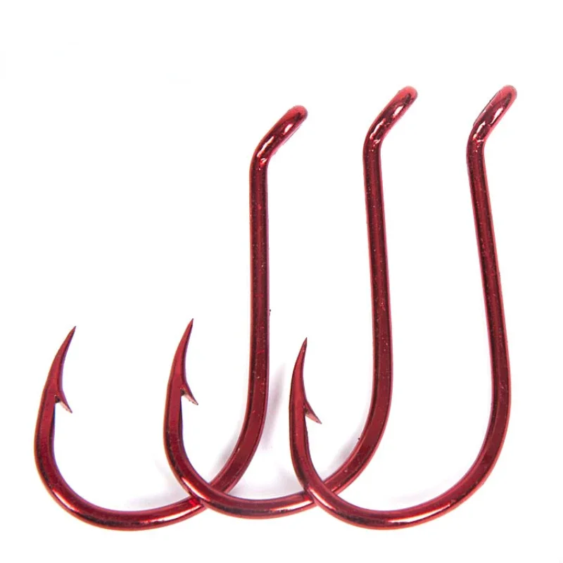 Mustad 92554 Anzuelos de acero con barba de aguja para jigs y rojos - imagen 5