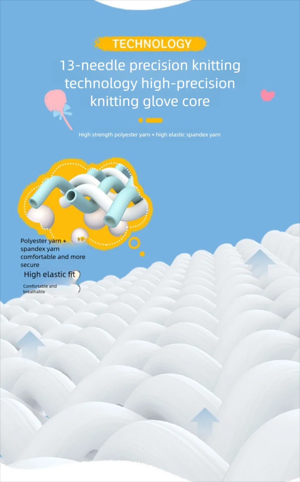 Guantes en uso para jardinería