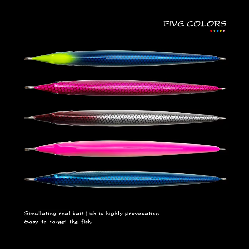 Señuelo Jig Metal UV – 60 a 120g para jigging desde barco - imagen 5