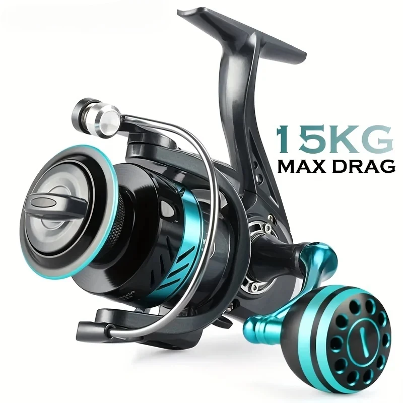 Carrete GLS DK Spinning 5,2:1 – 22 lbs arrastre CNC agua dulce salada