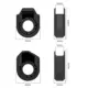 Protector manivela bicicleta, funda silicona resistente arañazos