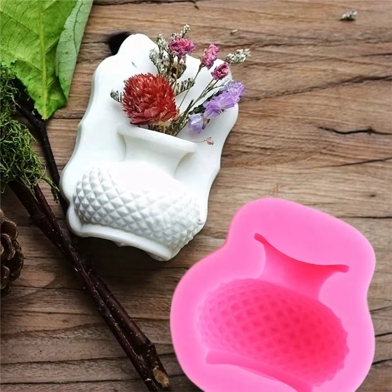Molde florero 3D de silicona para crear vinilos de pesca - imagen 2