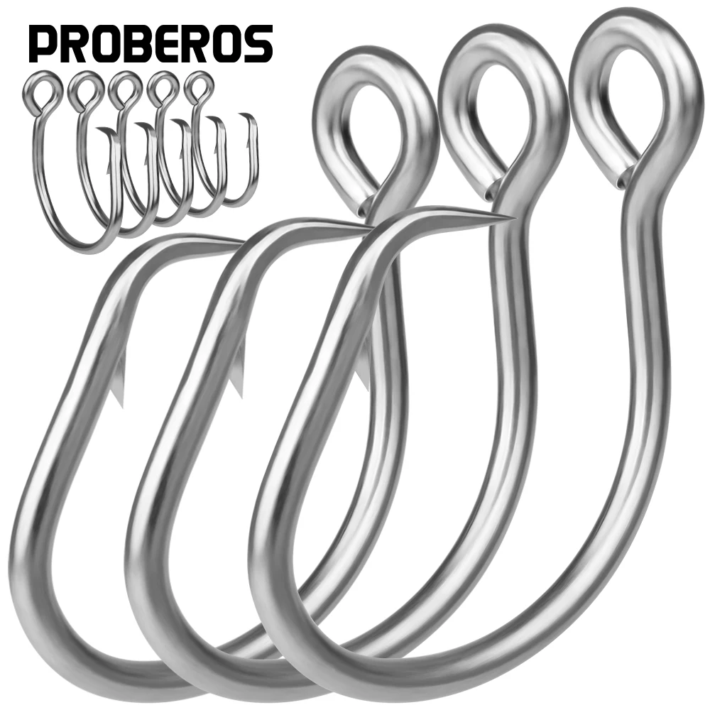 Anzuelos PROBEROS acero inoxidable 11/0-16/0 para pesca en barco - imagen 4