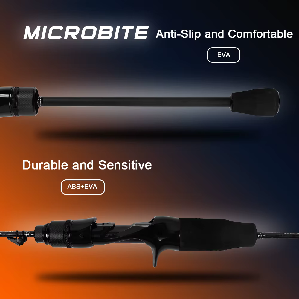 Mifine Microbite Travel – Caña spinning carbono 2.1m acción rápida - imagen 2