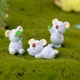 Figuras decorativas de koalas miniatura para resina y micropaisajes - imagen 2