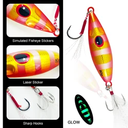 Kit de señuelos calamar FREE FISHER mixtos marinos que se hunden