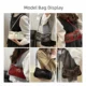 Bolso bandolera retro de PU con estampado leopardo y gran capacidad - imagen 5