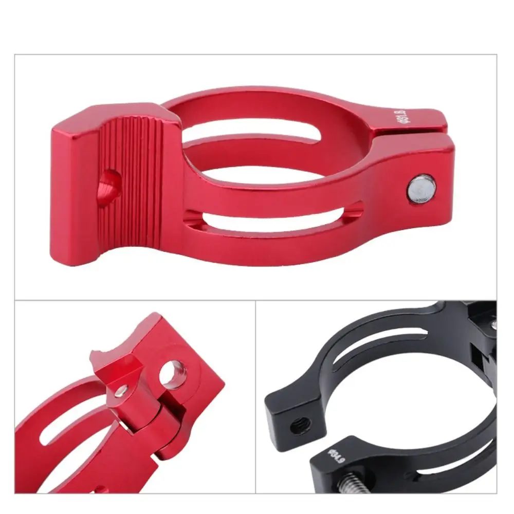 Abrazadera desviador delantero braze-on de aluminio rojo y negro - imagen 5