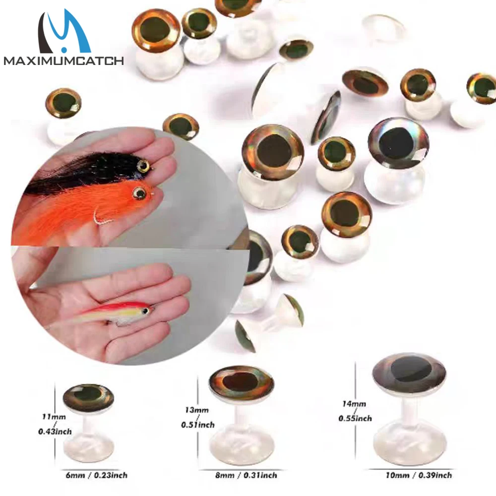 Ojos para señuelos tipo mancuerna 4D de resina Maxcatch - imagen 5