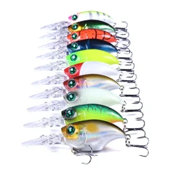 Crankbait flotante ruidoso para pesca en agua dulce