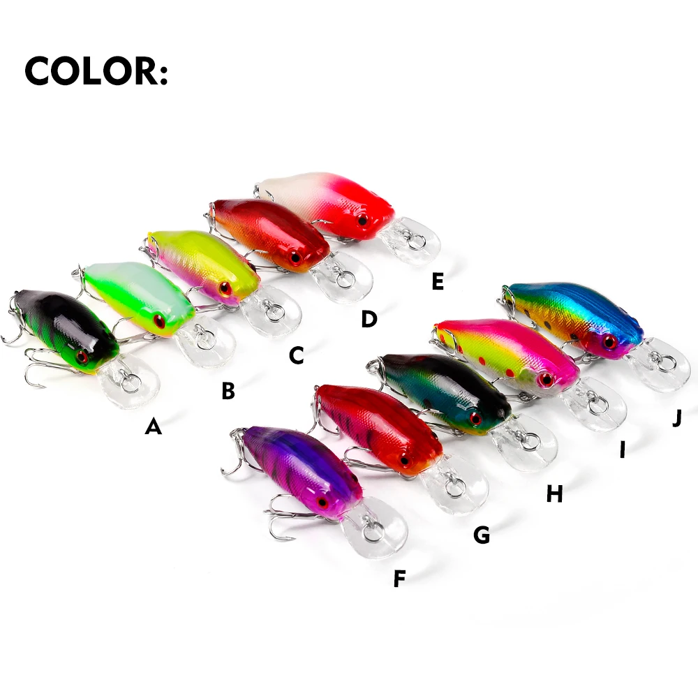 PROBEROS Señuelo Minnow flotante con anzuelos triples para lucio - imagen 2