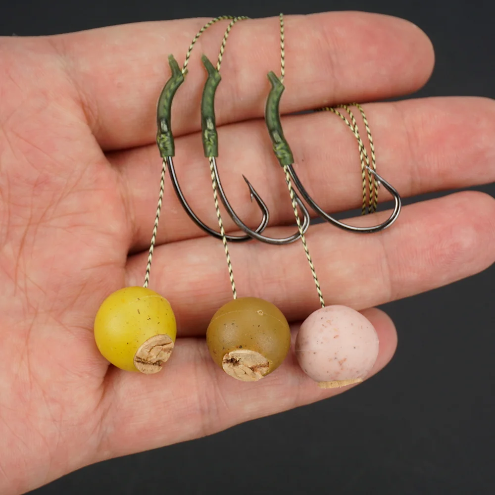 Boilies flotantes Hirisi para carpa – cebo de cabello y Chod Rig - imagen 5