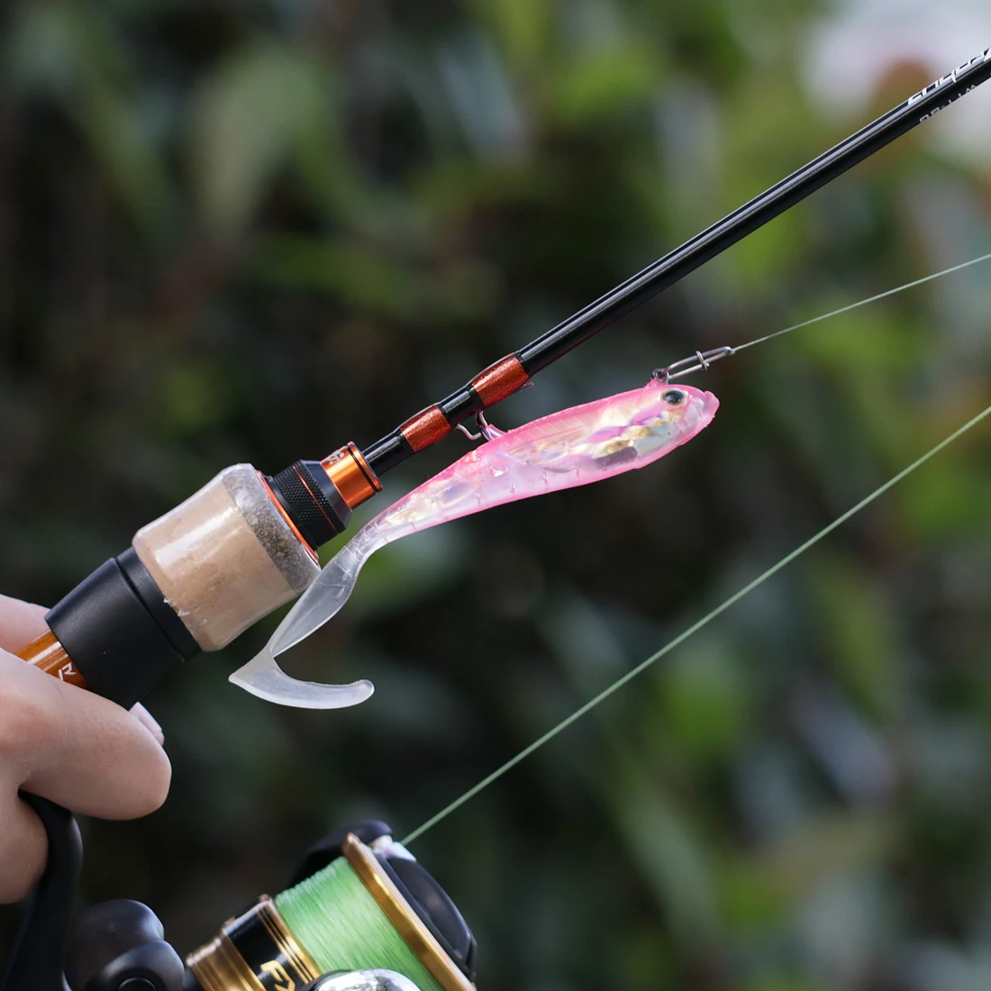 FishTrip Señuelo de vinilo cola nadadora – Aparejo para lubina - imagen 5