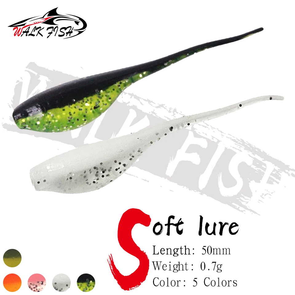 Vinilos WALK FISH Tipo Gusano – Silicona Blanda - imagen 3