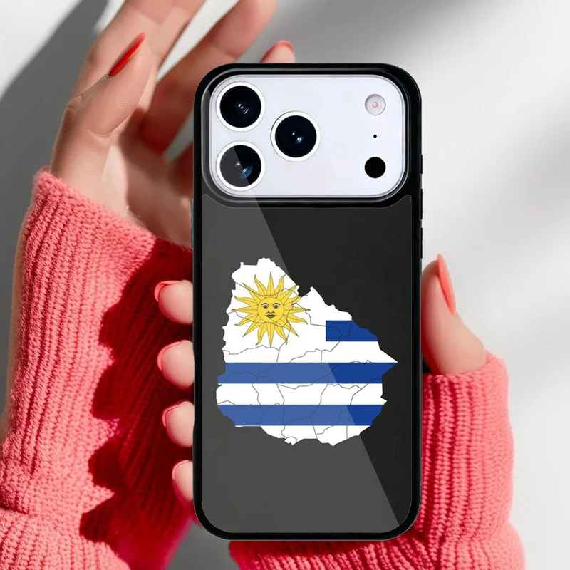 Funda con bandera uruguaya para iPhone