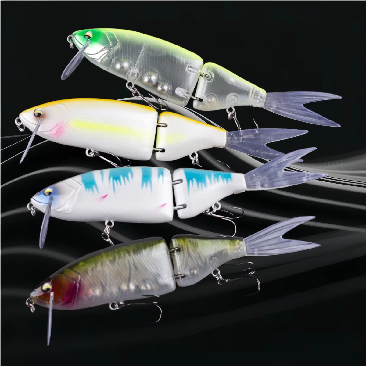 MUKUN Swimbait articulado grande – Cebo duro para depredadores - imagen 5
