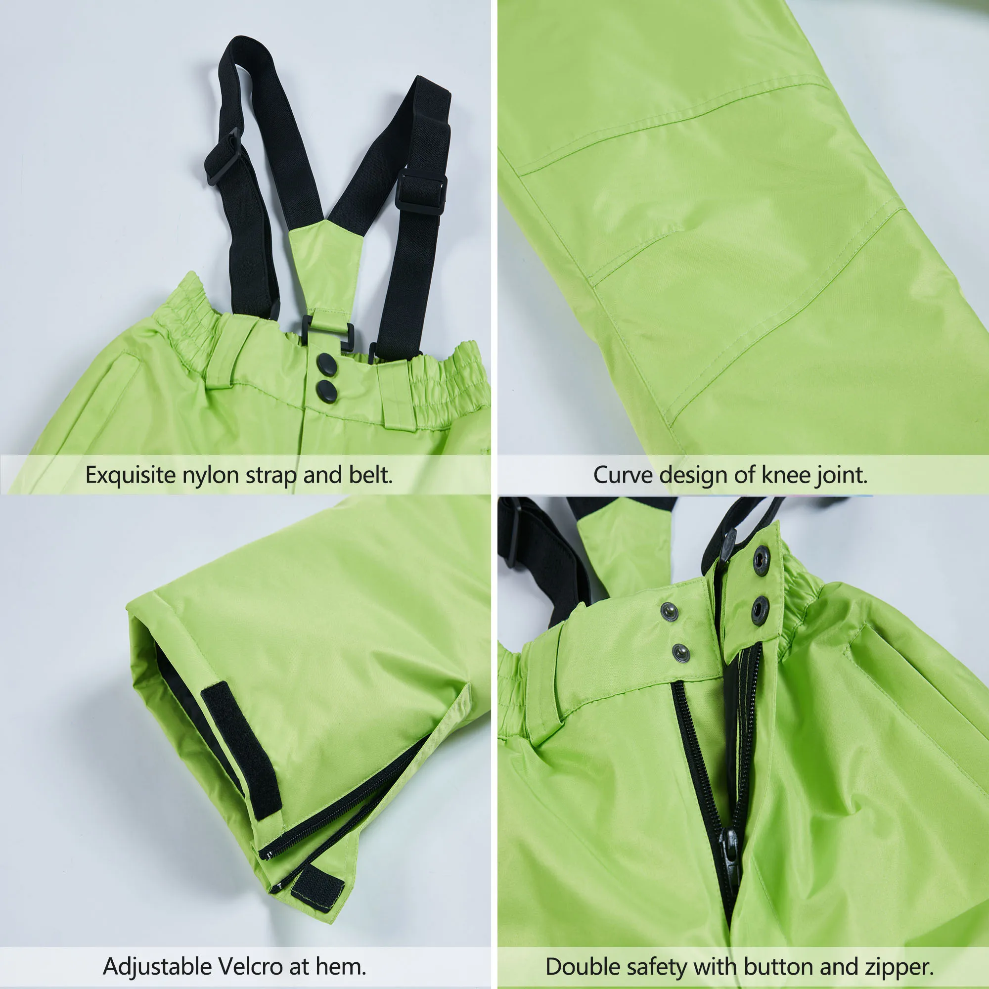 Traje de snowboard infantil cálido impermeable y cortaviento - imagen 3