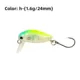 Señuelo minnow hundible para trucha con lengüeta ancha y cebo duro - imagen 2