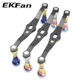 Manivela baitcasting Ekfan fibra carbono, perilla titanio - imagen 5