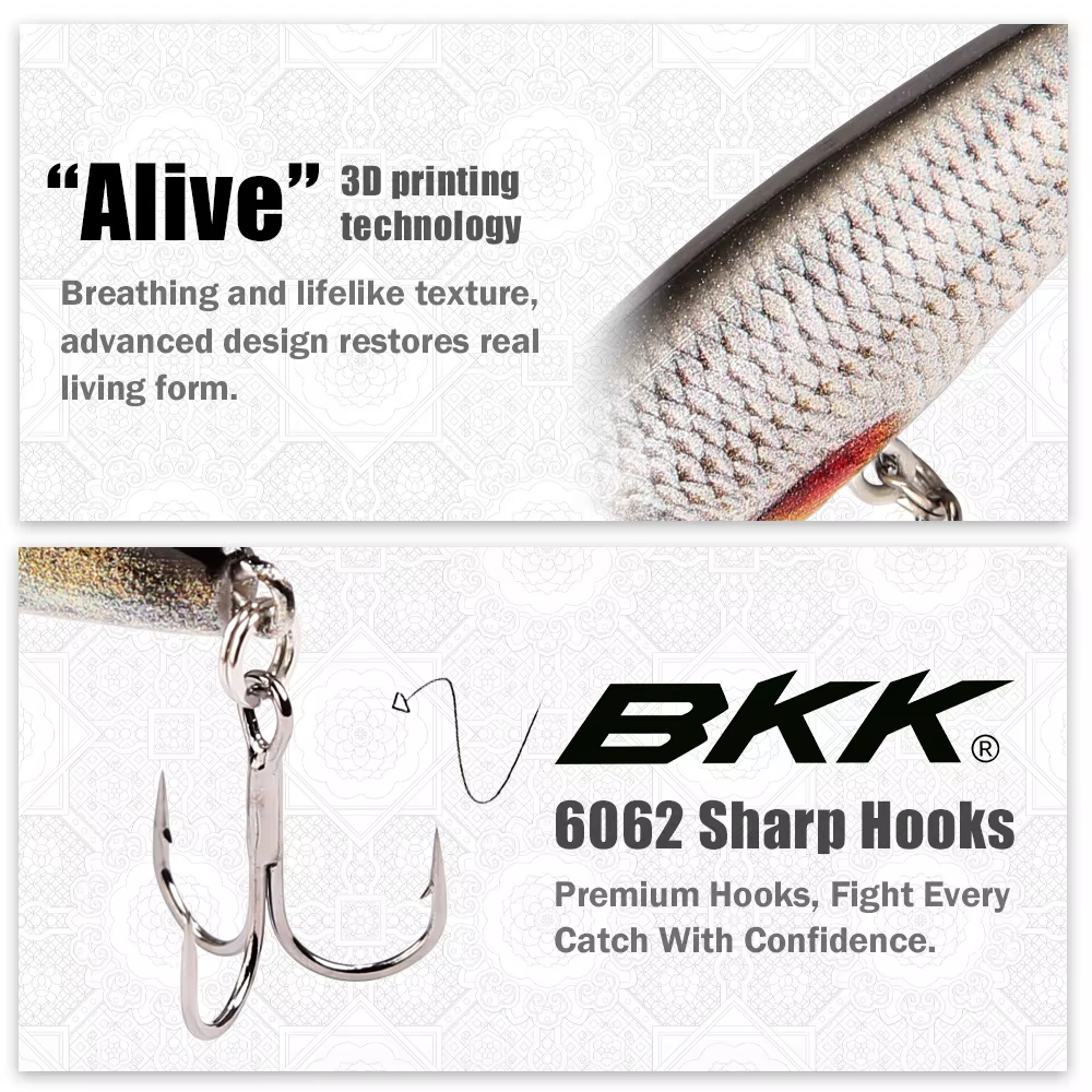 B&U Minnow 70mm Señuelo Duro para Trucha – Lanzamiento Largo - imagen 2