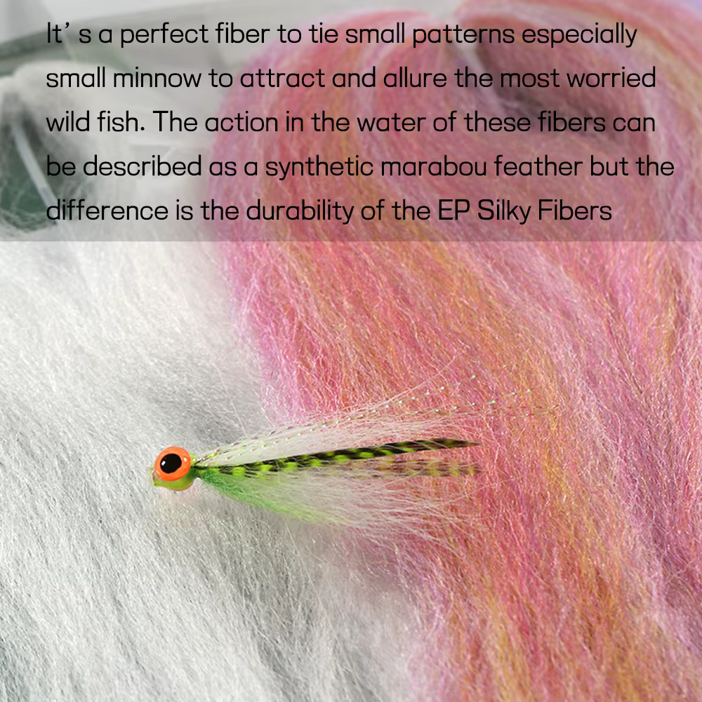 Bimoo Fibra Baitfish Sedosa – Materiales para atado de moscas - imagen 5