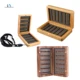 MAXIMUMCATCH Caja para moscas de madera natural con gancho ajustable - imagen 2