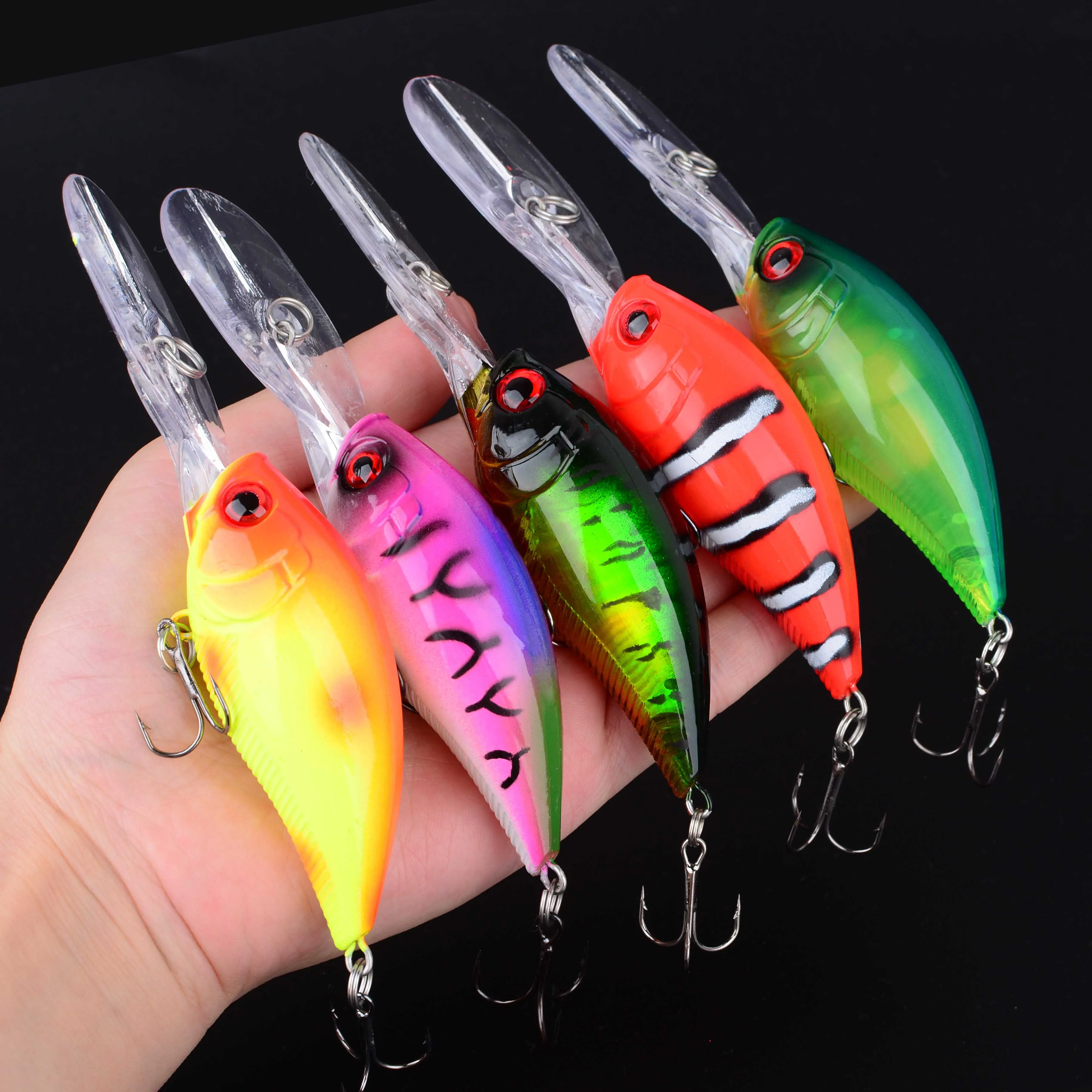 Crankbait wobbler duro para lucio y carpa, cebo artificial robusto - imagen 2