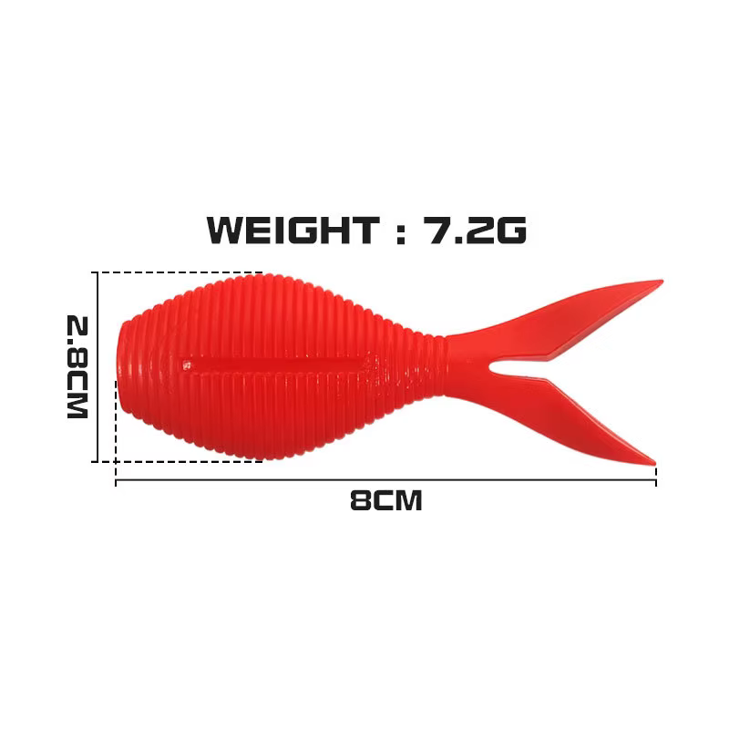 Bazooka Swimbait Flotante TPR – Cebo artificial shad para perca y lucio - imagen 2