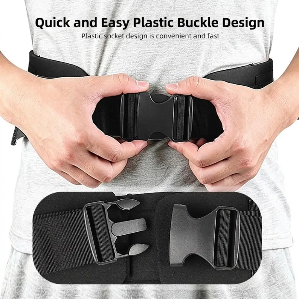 Cinturón de levantamiento ajustable con acolchado de neopreno - imagen 3