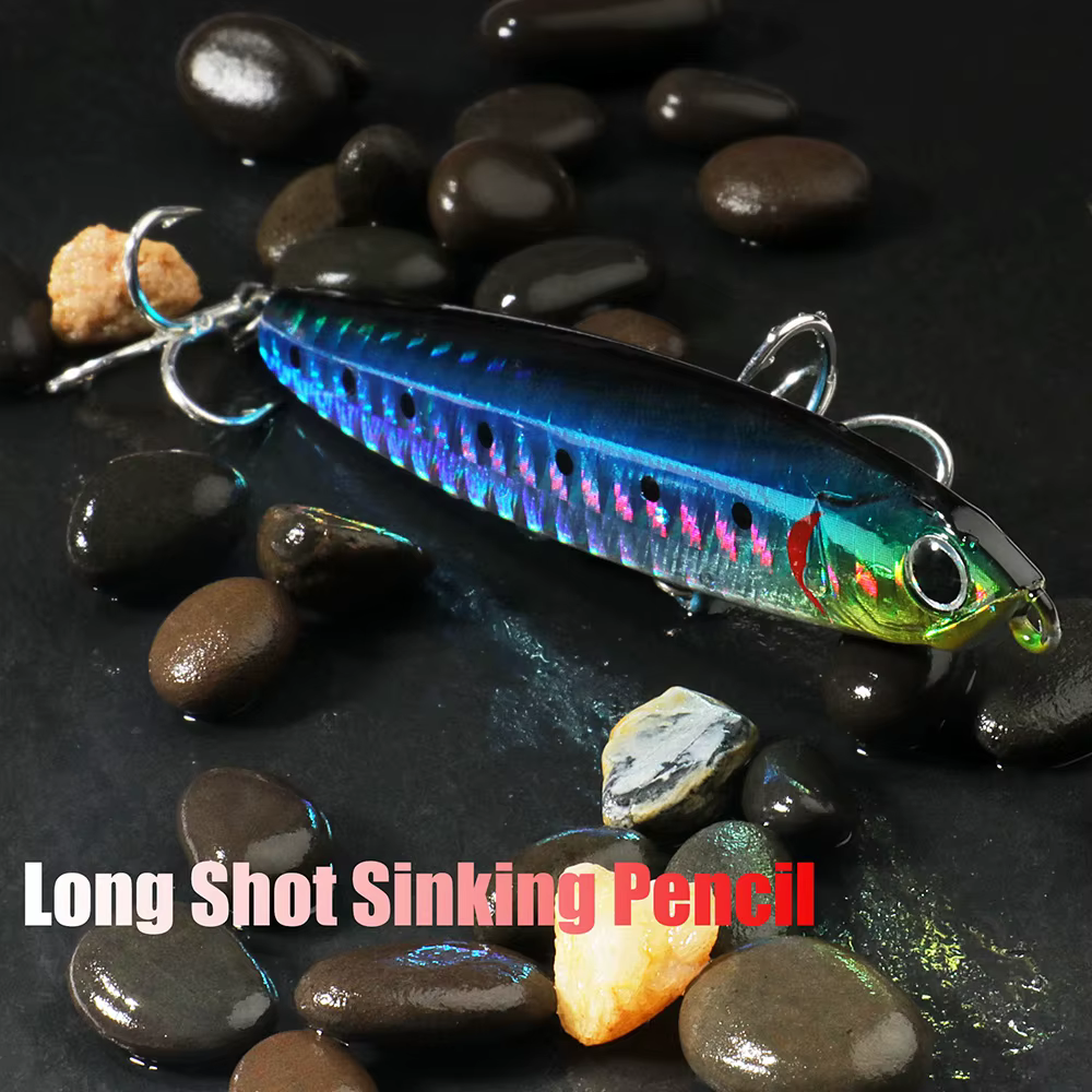 Señuelo lápiz hundente VIB con bola de acero – Jerkbait tiro largo - imagen 5