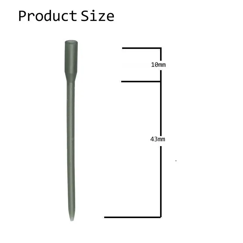 Gancho Tubo 53mm Conector Giratorio Antienredos para Pesca de Carpa - imagen 5