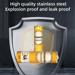 Pilas Panasonic AA de zinc-carbono 1,5 V para juguetes y linternas