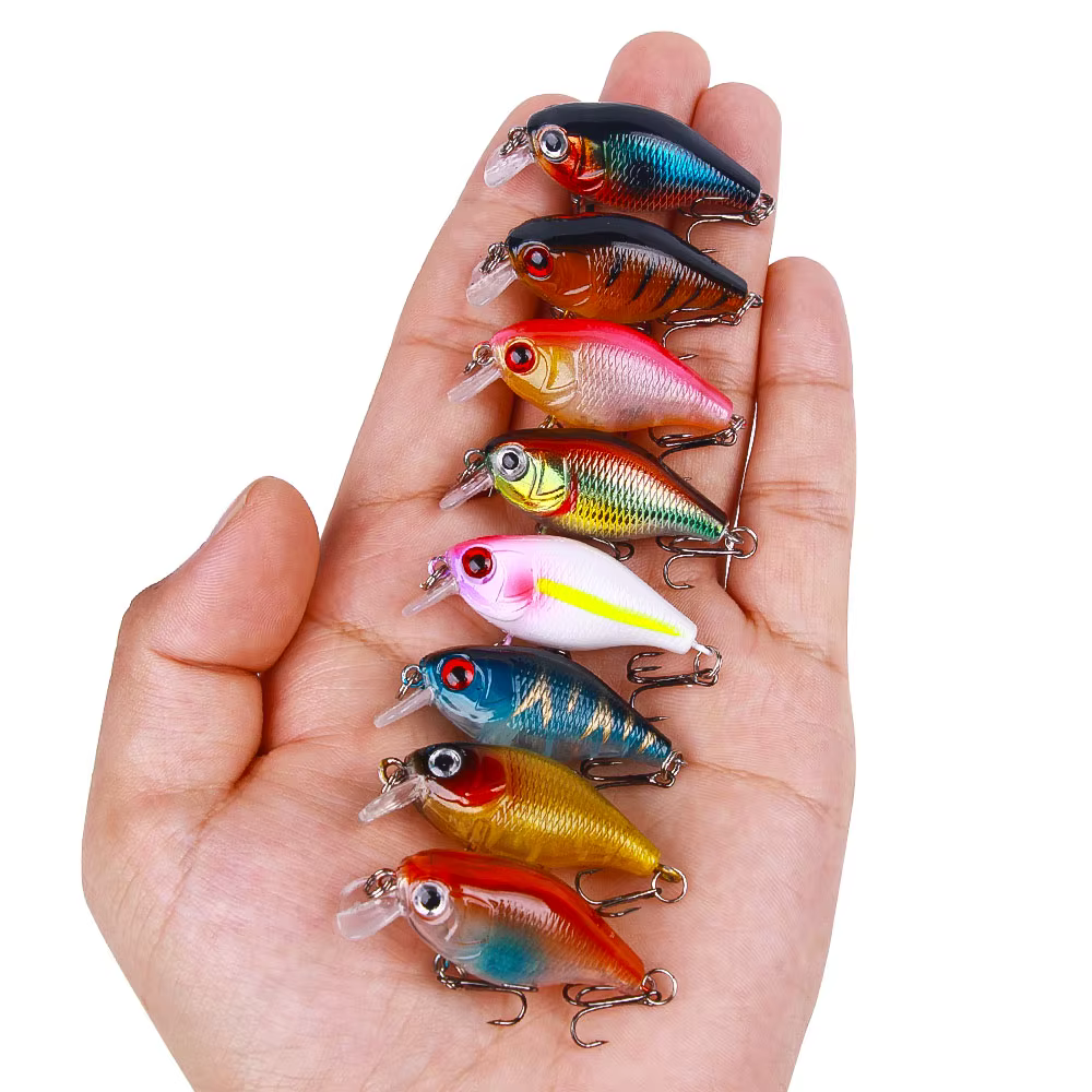 Señuelos Crankbait con anzuelos triples para lubina y lucio - imagen 3
