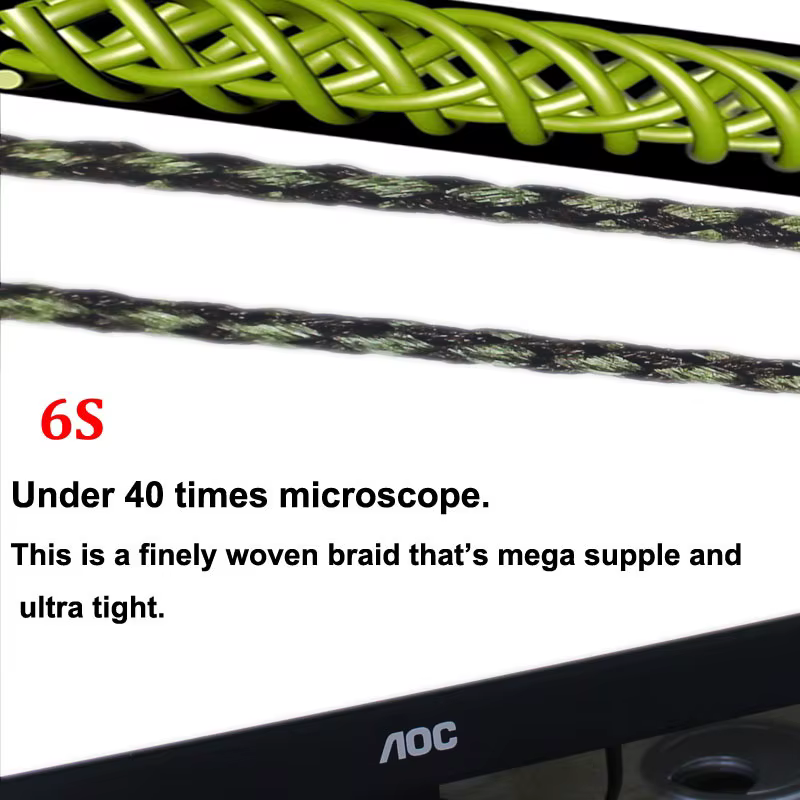 Hooklink trenzado Carpa 25LB – Bajo de línea de 20 metros - imagen 3