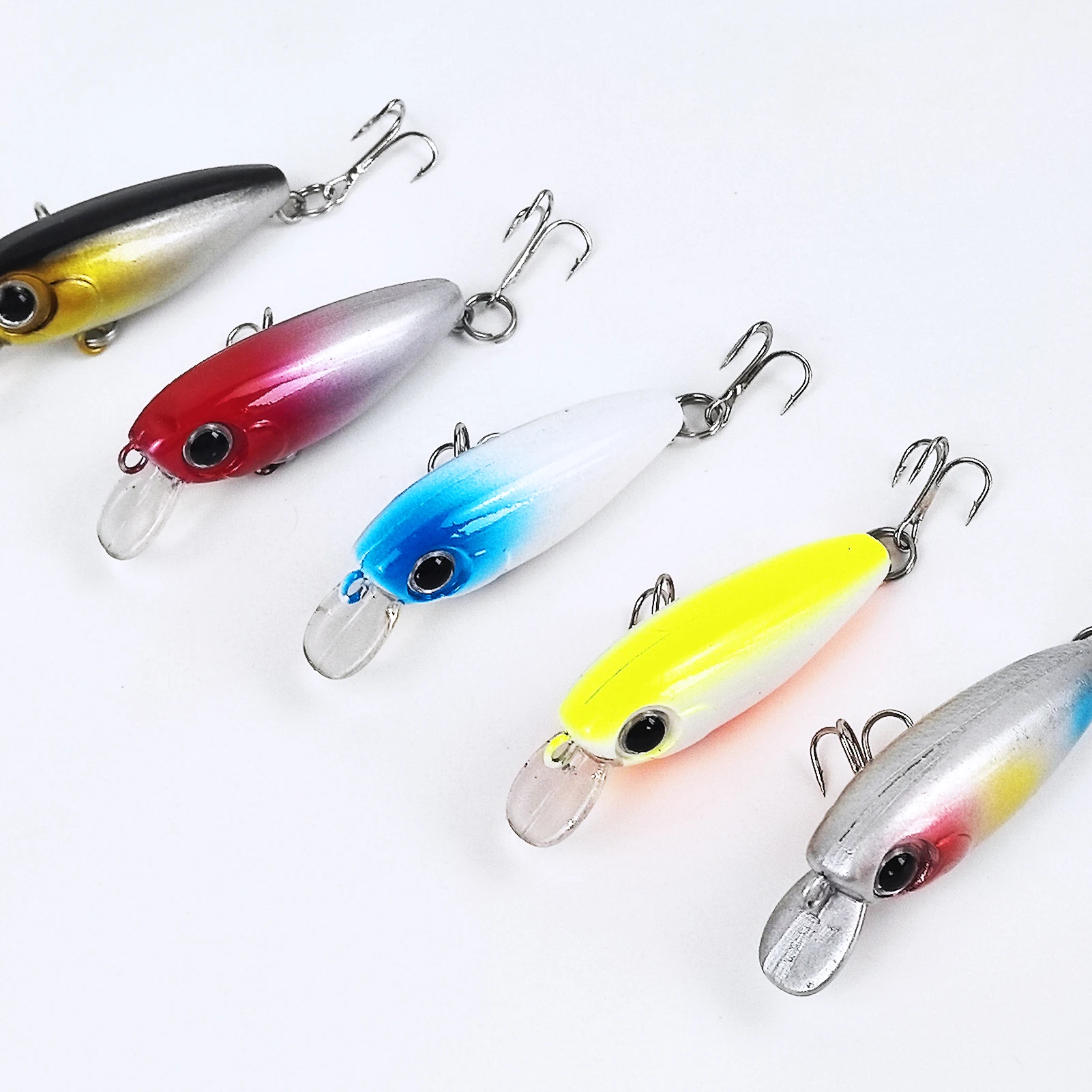 FREE FISHER Swimbait de buceo profundo con sonajero y triples - imagen 2