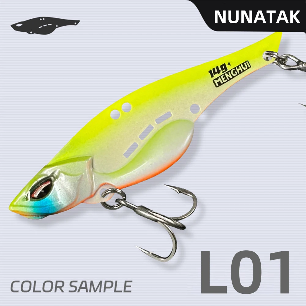 Señuelo VIB Metálico NUNATAK Angry-Fish – Lubina, alta frecuencia - imagen 4