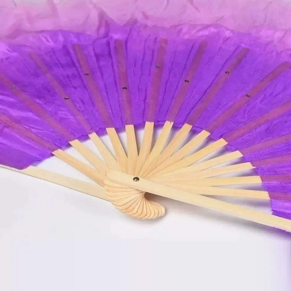 Abanicos de bambú en medio círculo para danza del vientre - imagen 3
