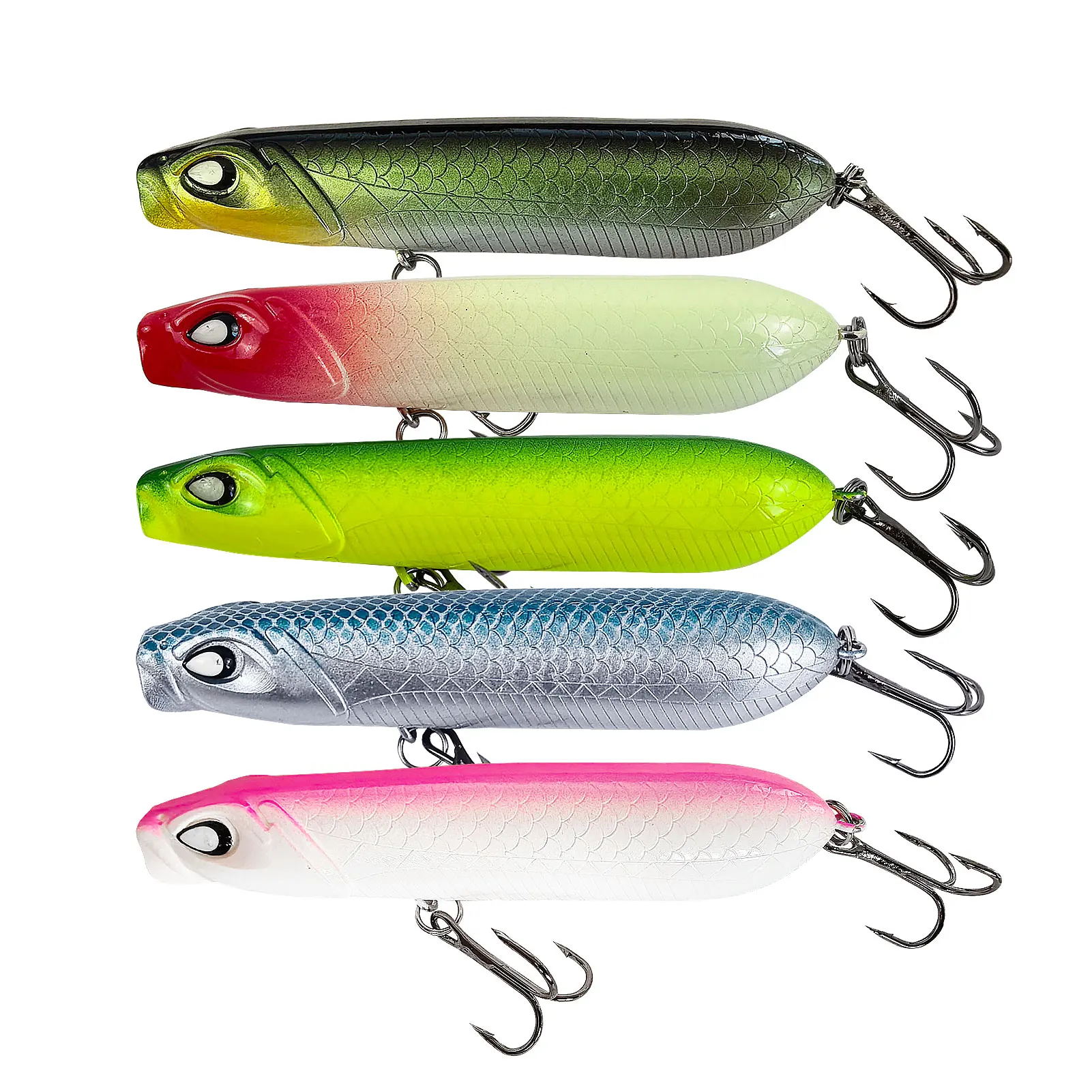 Free Fisher Wobbler nimbait lápiz con anzuelo triple para lubina