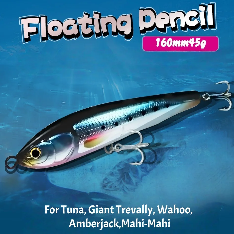Señuelo flotante Swolfy GT Seabass 160 mm y 45 g