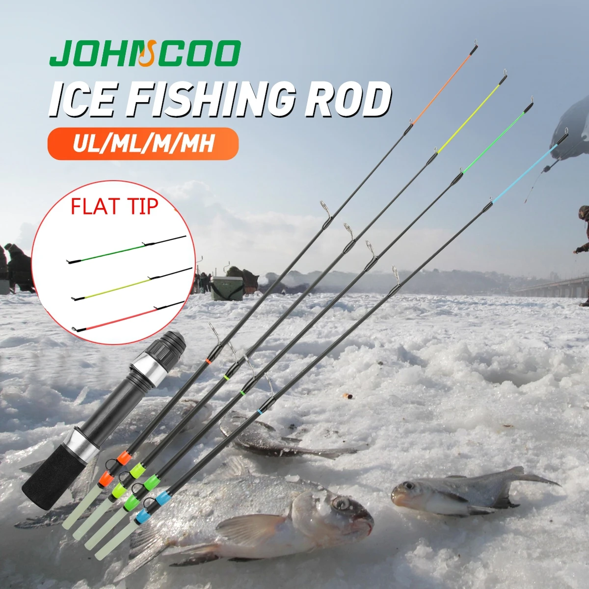 Caña de Hielo Johncoo Ultraligera – Sensible y Potente