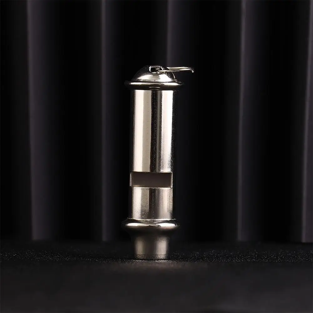Silbato de supervivencia de metal con cordón portátil - imagen 4