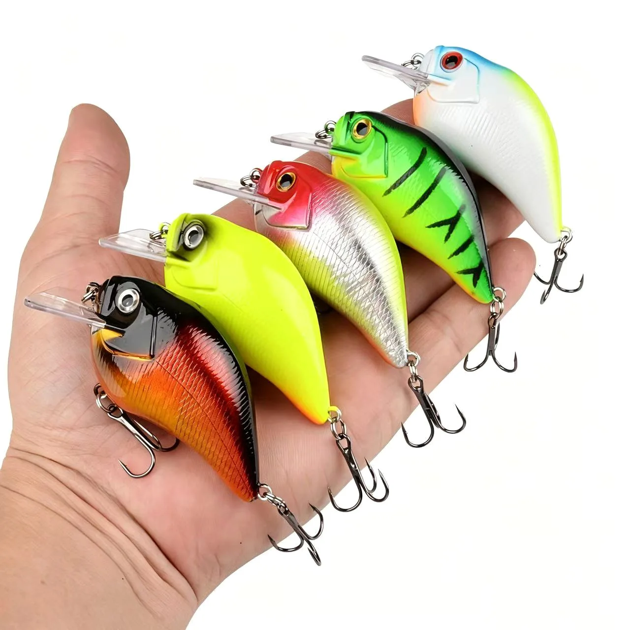 Crankbait flotante con sonido y labio largo para carpa y lucio - imagen 3