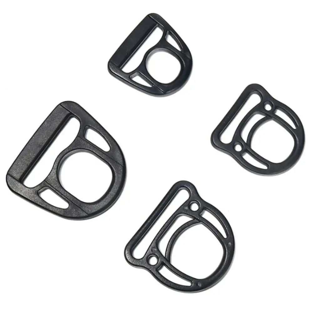 Hebillas de ajuste POM negras D-G para correas de mochila - imagen 4