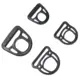 Hebillas de ajuste POM negras D-G para correas de mochila - imagen 4