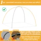 Carpa de pesca con postes de aluminio extensibles y regulables - imagen 2
