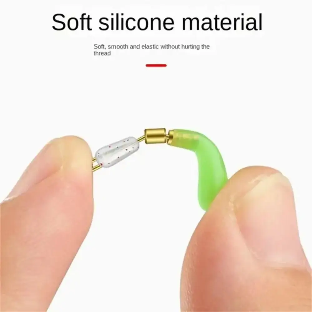 Asiento flotante de silicona giratorio con clip de sedal cabeza de cobre - imagen 3